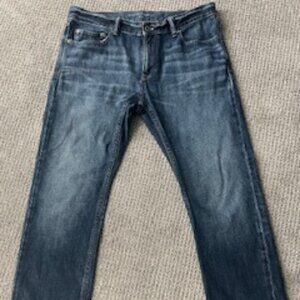 Mens Banana Republic Slim Straight Denim Jeans 34 x 30